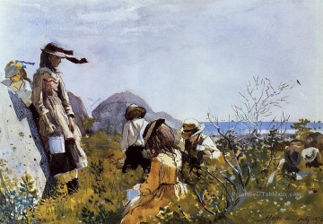  berry art - Les cueilleurs de baies réalisme peintre Winslow Homer